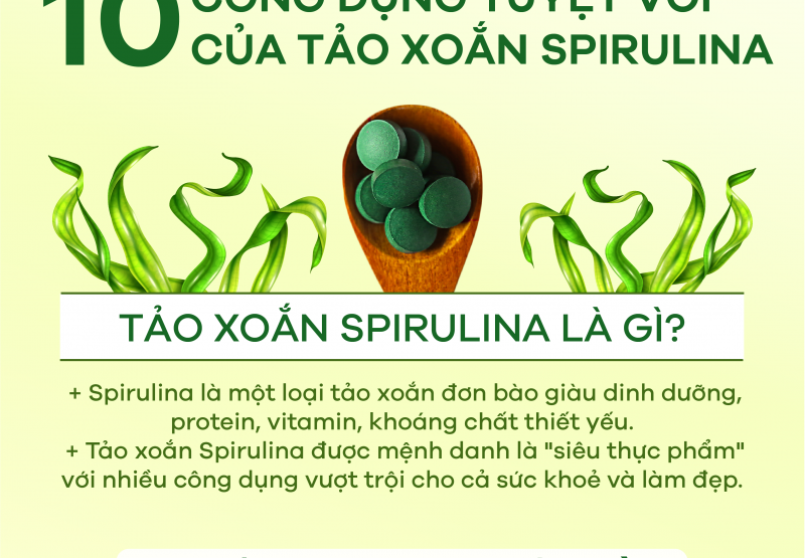 Công dụng tảo Spirulina